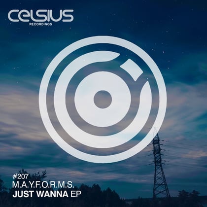 Just Wanna EP album by Mayforms - Drum and Bass Cover Art