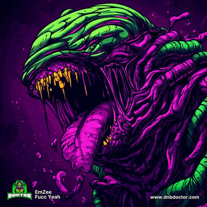 Fucc Yeah album by EmZee - Drum and Bass Cover Art