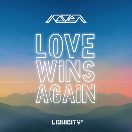 Love Wins Again album by Hybrid Minds & Koven - Drum and Bass Cover Art