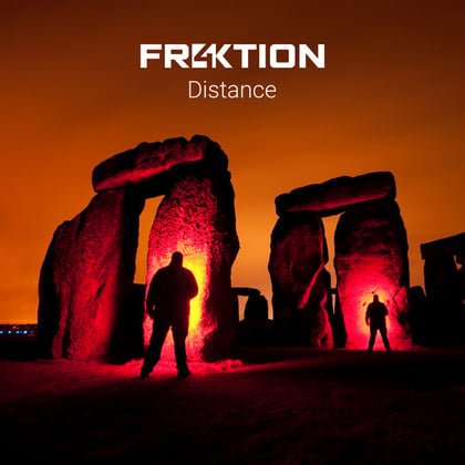 Distance album by Fr4ktion - Drum and Bass Cover Art