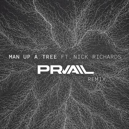 Lightning (Prvail Remix) album by PRVAIL & Man Up A Tree - Drum and Bass Cover Art