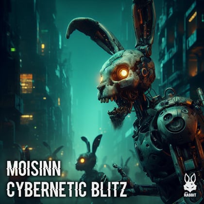 Cybernetic Blitz album by Moisinn - Drum and Bass Cover Art