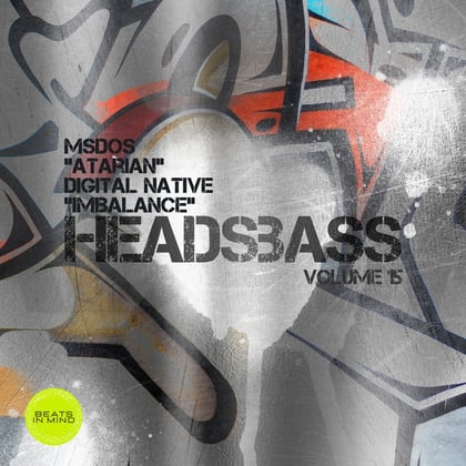 HEADSBASS VOLUME 15 - PART 3 album by MSDOS - Drum and Bass Cover Art