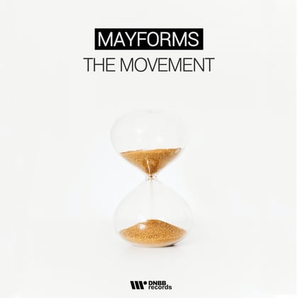 The Movement album by Mayforms - Drum and Bass Cover Art