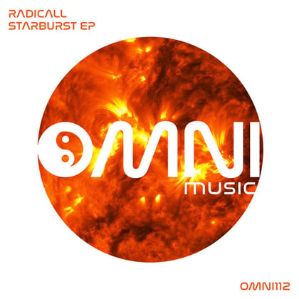 Starburst EP album by Radicall - Drum and Bass Cover Art