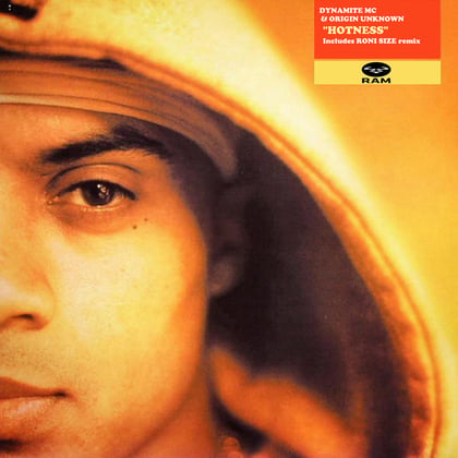 Hotness album by Dynamite MC & Origin Unknown - Drum and Bass Cover Art