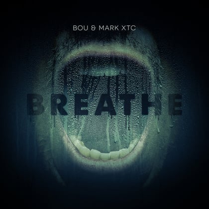 Breathe album by Bru-C, Bou & Mark XTC - Drum and Bass Cover Art