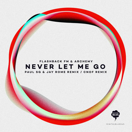 Never Let Me Go album by FlashbackFm - Drum and Bass Cover Art