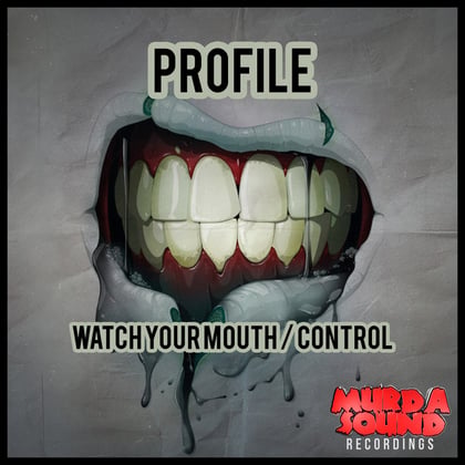 Watch Your Mouth / Control album by AC13 & Profile - Drum and Bass Cover Art
