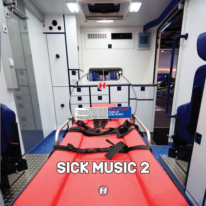 Sick Music 2 Sampler 1 album by Mefjus, Camo & Krooked & Netsky - Drum and Bass Cover Art