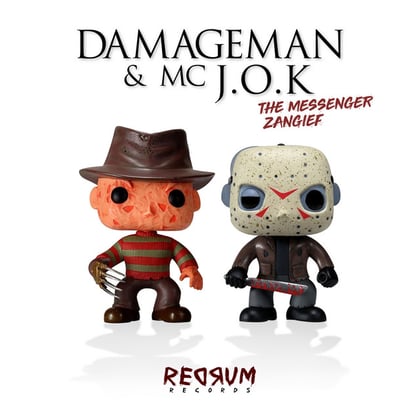 The Messenger / Zangief album by Damageman - Drum and Bass Cover Art
