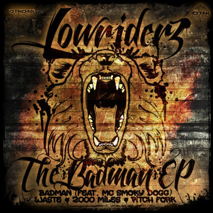 Badman album by Lowriderz - Drum and Bass Cover Art