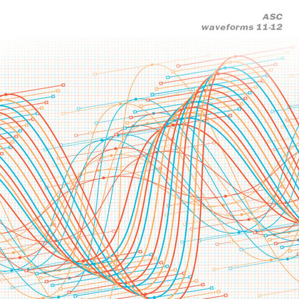 waveforms 11-12 album by ASC - Drum and Bass Cover Art