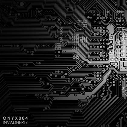 ONYX004 album by Invadhertz - Drum and Bass Cover Art