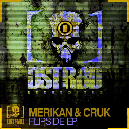 Flipside EP album by Merikan & Cruk - Drum and Bass Cover Art