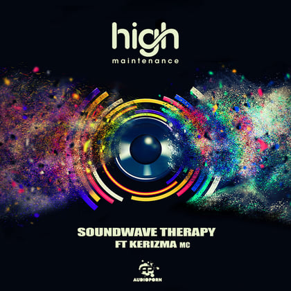 Soundwave Therapy album by High Maintenance - Drum and Bass Cover Art