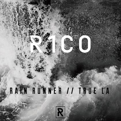 Rain Runner // True La album by R1C0 - Drum and Bass Cover Art