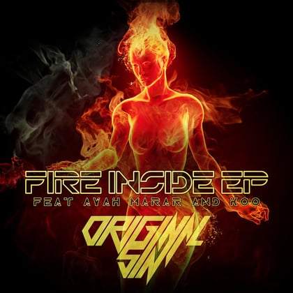Fire Inside EP album by Original Sin - Drum and Bass Cover Art