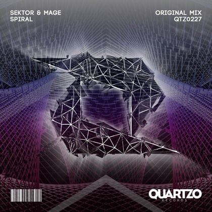 Spiral album by Mage & SEKTOR - Drum and Bass Cover Art