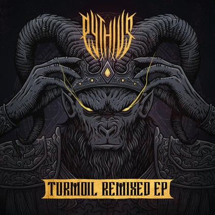Turmoil Remixed, Pt. 3 album by Pythius - Drum and Bass Cover Art