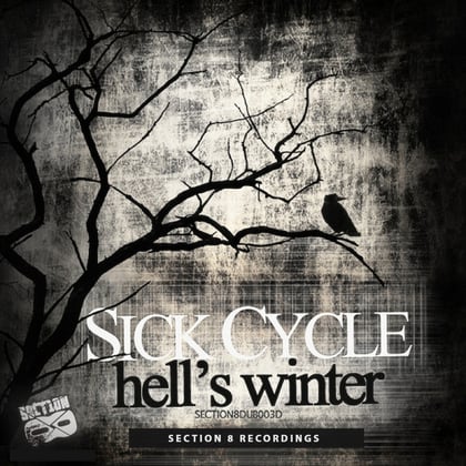 Hell's Winter album by Sick Cycle - Drum and Bass Cover Art