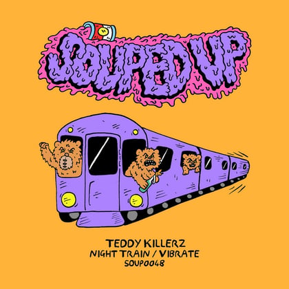 Night Train album by A.M.C & Teddy Killerz - Drum and Bass Cover Art