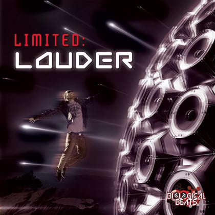 Louder album by DJ Limited - Drum and Bass Cover Art