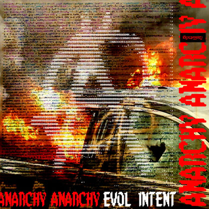 Anarchy album by Evol Intent - Drum and Bass Cover Art