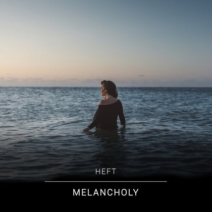 Melancholy album by HEFT - Drum and Bass Cover Art