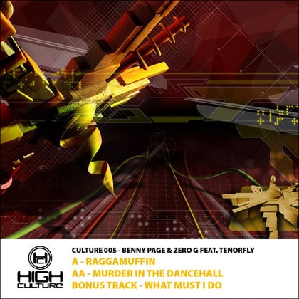 Raggamuffin album by Zero G - Drum and Bass Cover Art