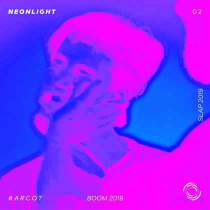 #ARCOT 02 Boom 2019 / Slap 2019 album by Neonlight - Drum and Bass Cover Art