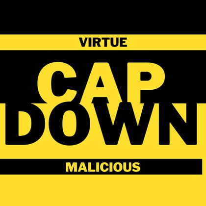 Cap Down album by Virtue - Drum and Bass Cover Art
