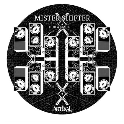 Dub Attack album by Mister Shifter - Drum and Bass Cover Art