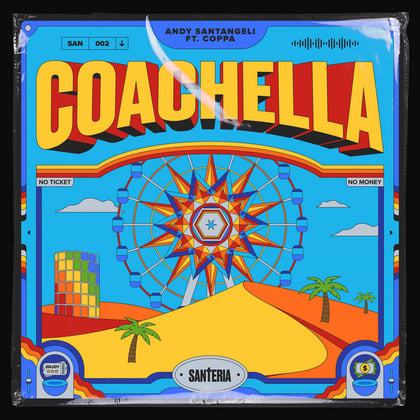 Coachella album by Coppa - Drum and Bass Cover Art