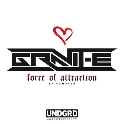 Force Of Attraction LP Sampler album by Gravit-E - Drum and Bass Cover Art