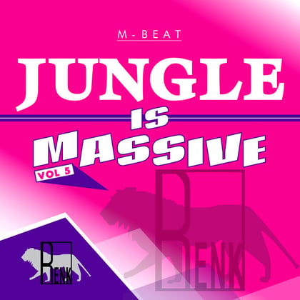 Jungle is Massive, Vol. 5 album by M-Beat - Drum and Bass Cover Art