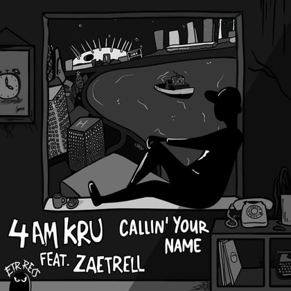Callin' Your Name album by 4am Kru - Drum and Bass Cover Art