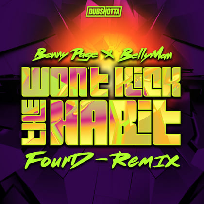 Won't Kick The Habit (FourD Remix) album by Benny Page - Drum and Bass Cover Art