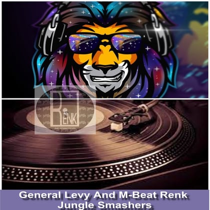 General Levy And M-Beat Renk Jungle Smashers album by M-Beat - Drum and Bass Cover Art