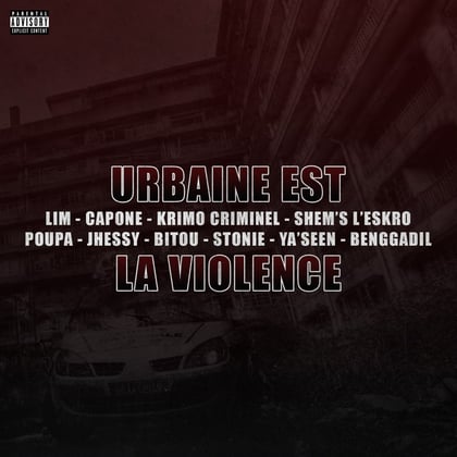 Urbaine est la violence album by Capone - Drum and Bass Cover Art