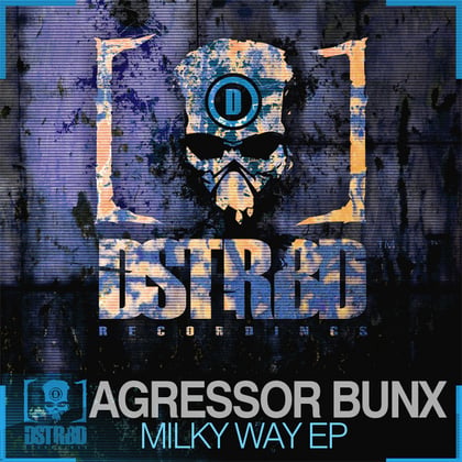 Milky Way EP album by Agressor Bunx - Drum and Bass Cover Art