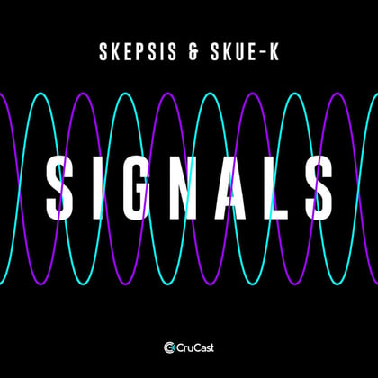 Signals album by Skepsis - Drum and Bass Cover Art