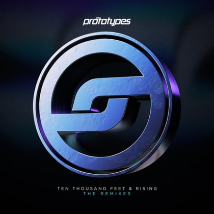Ten Thousand Feet & Rising (The Remixes) album by The Prototypes - Drum and Bass Cover Art