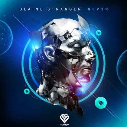 NEV3R album by Blaine Stranger - Drum and Bass Cover Art