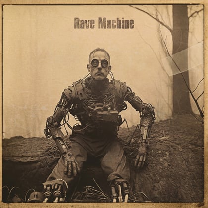Rave Machine album by Audio & Burr Oak - Drum and Bass Cover Art
