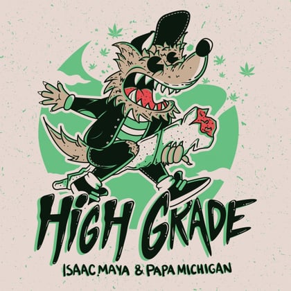 High Grade album by Isaac Maya - Drum and Bass Cover Art