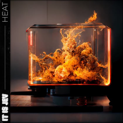 Heat album by it is Jev - Drum and Bass Cover Art