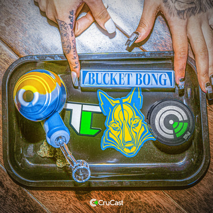 Bucket Bong album by TC - Drum and Bass Cover Art