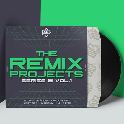 The Remix Projects Series 2 Vol 1 album by M.L.D - Drum and Bass Cover Art