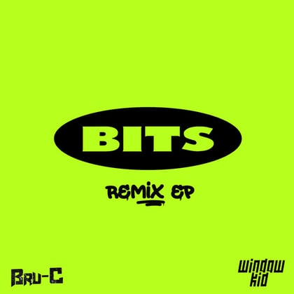 Bits Remix album by Bru-C - Drum and Bass Cover Art